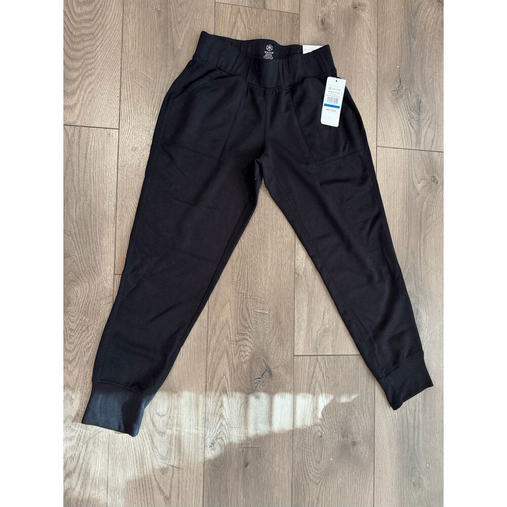 Womens Gaia’s Uptown Lounge Hudson Jogger In Black Size Extra Small/XS NWT